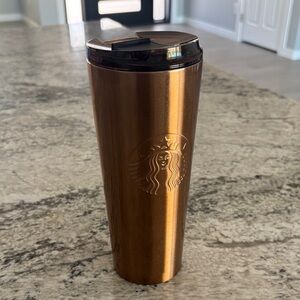 Starbucks Metallic Bronze Tumbler